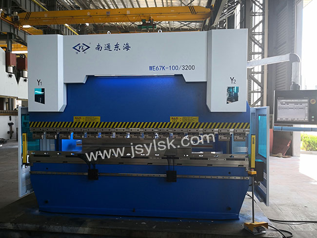 WE67K-125/3200數(shù)控折彎機(jī) DA66T數(shù)控系統(tǒng)，6+1軸